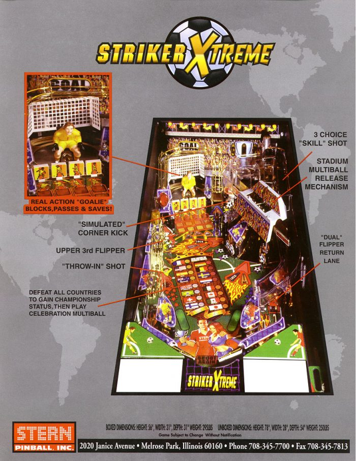 Flyer (dépliant Publicitaire) De Flipper STERN : Roller Coaster - Neuf